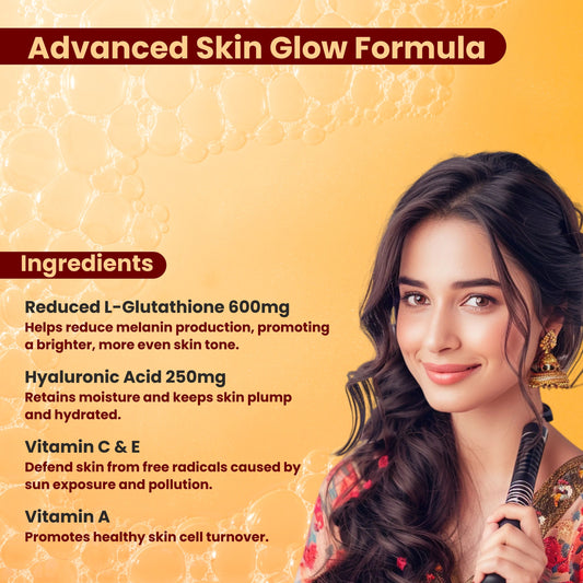 Glutathione 600 with Hyaluronic Acid & Vitamins A C E